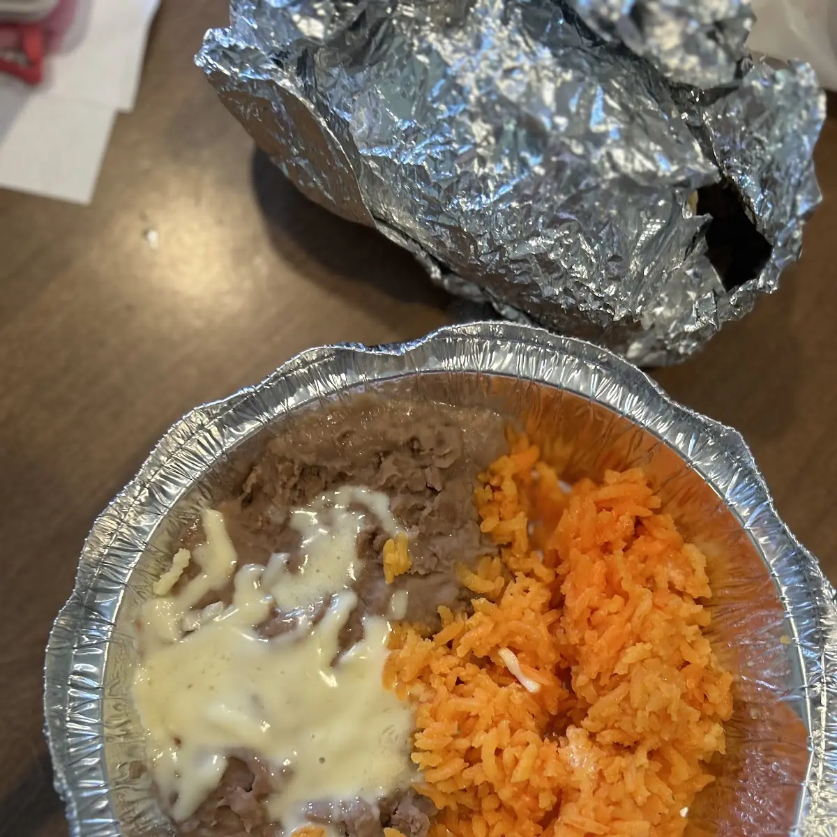 Refried Beans and Rice