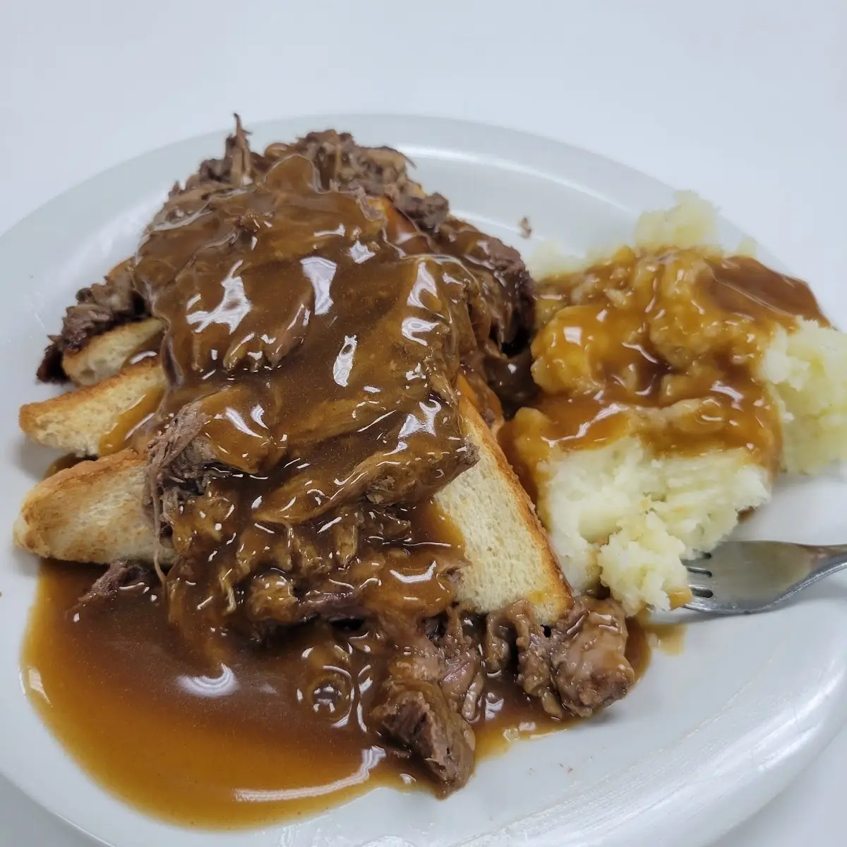 Open Face Roast Beef