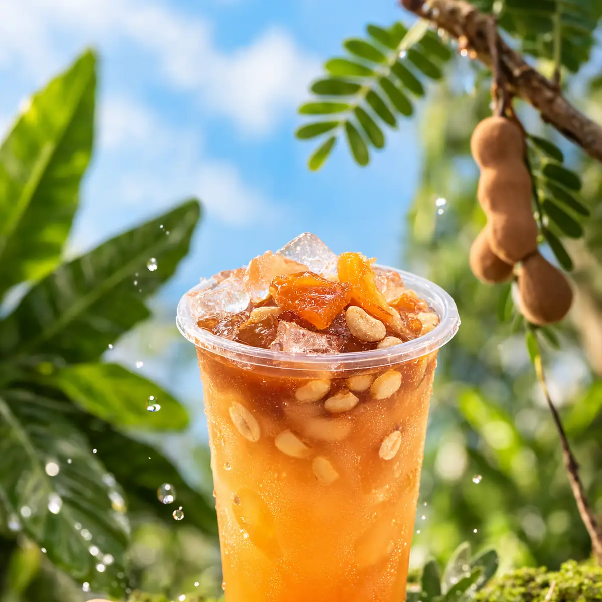 Kumquat Peach Tea