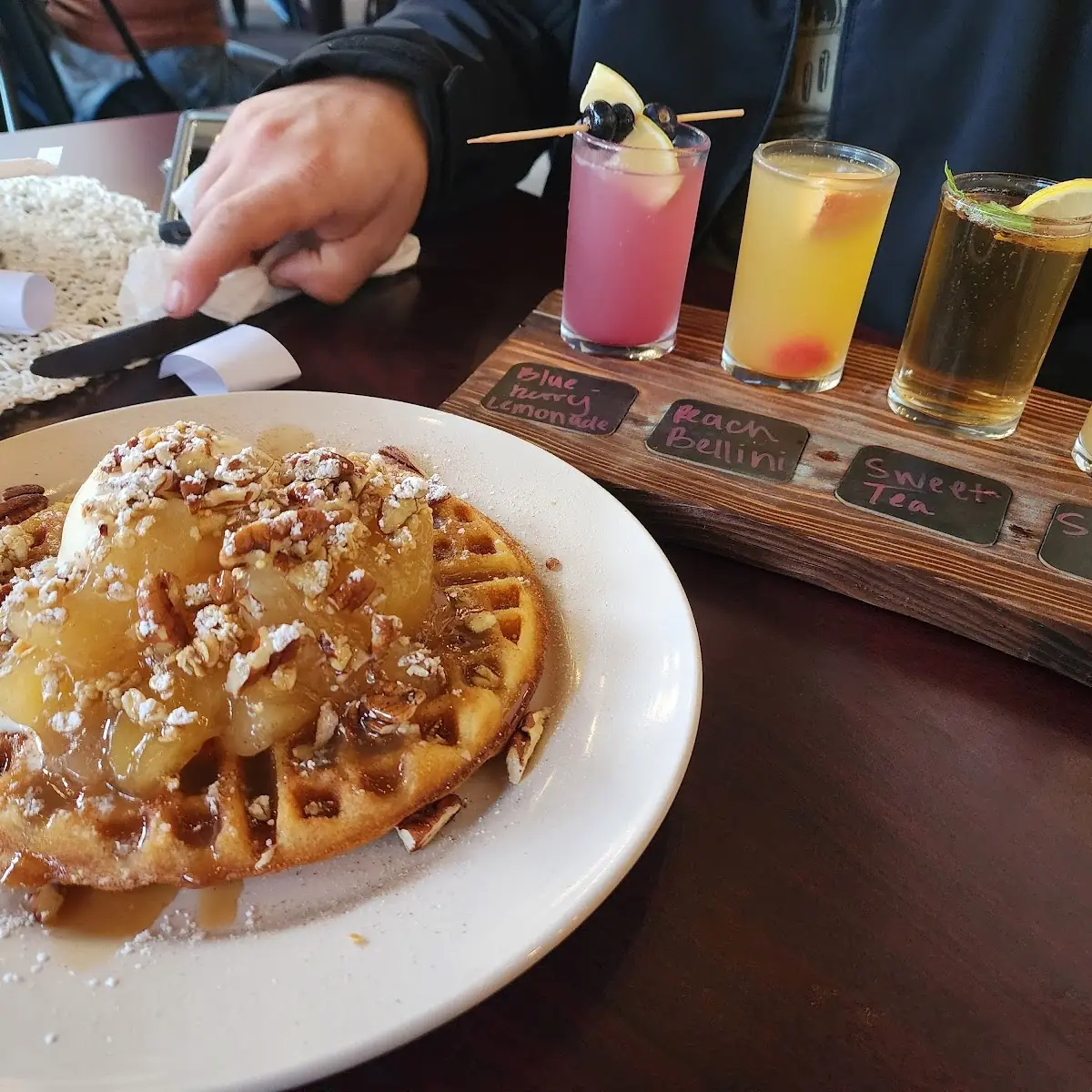 Carmel Apple Pie Waffle