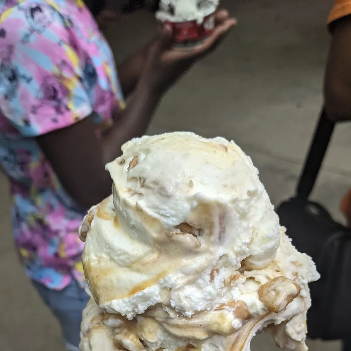 Apple Pie Ice Cream Cone