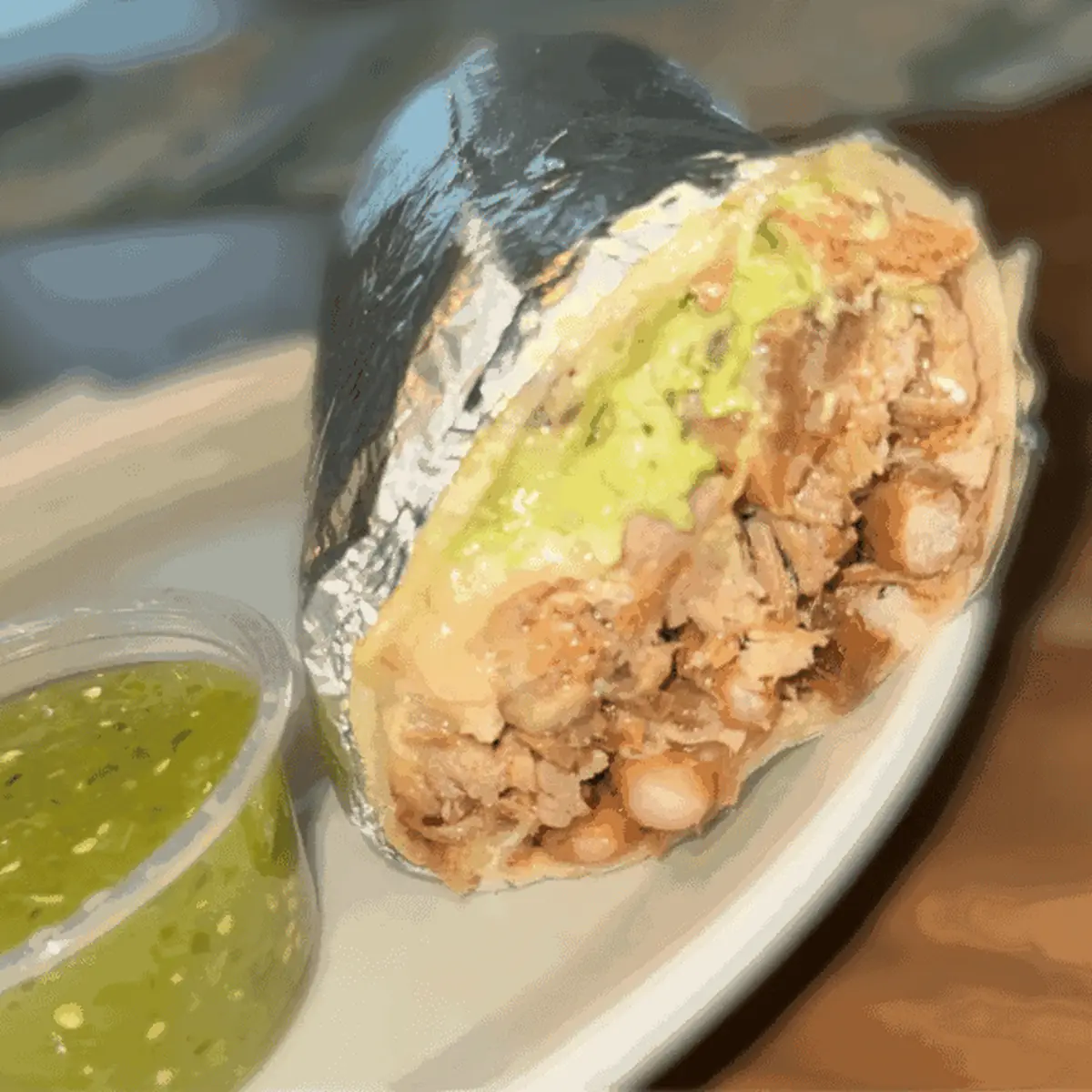 Chile Verde Burrito