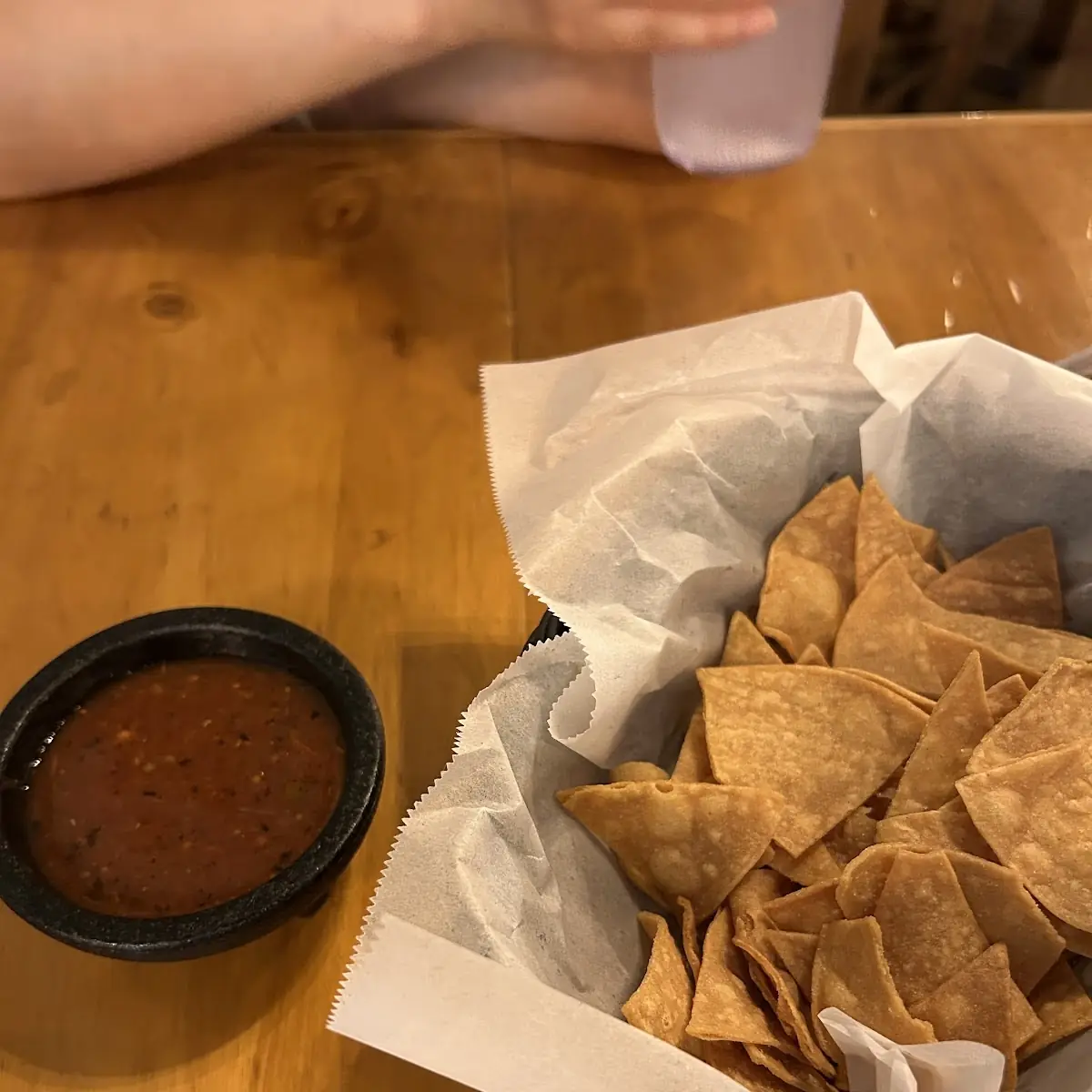 Chips and Salsa Verde