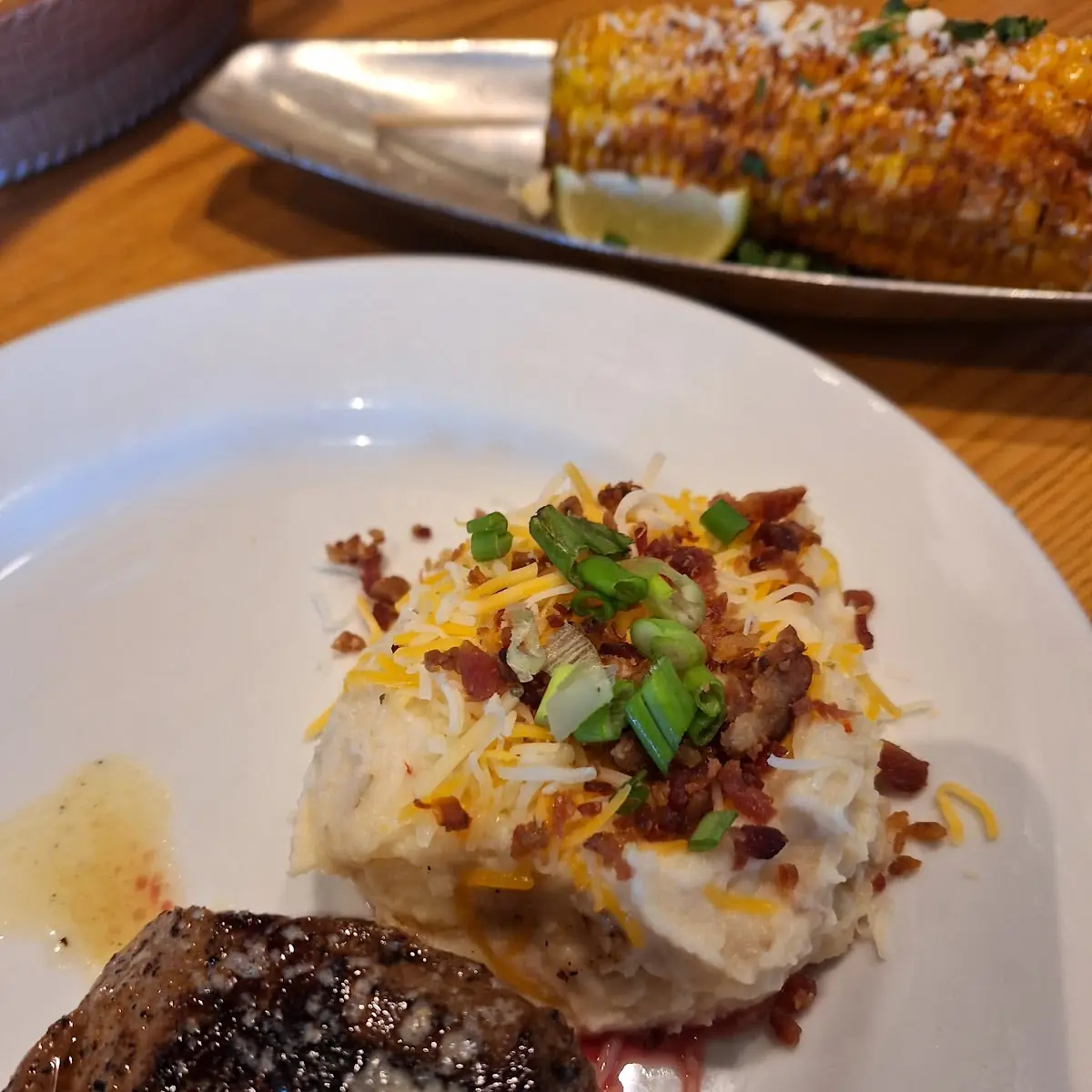 6 Oz Classic Sirloin Loaded Mashed and Street Corn