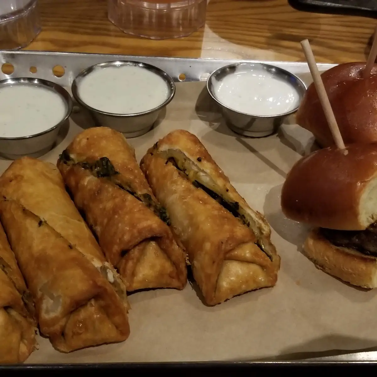 Triple Appetizer Sampler Plate