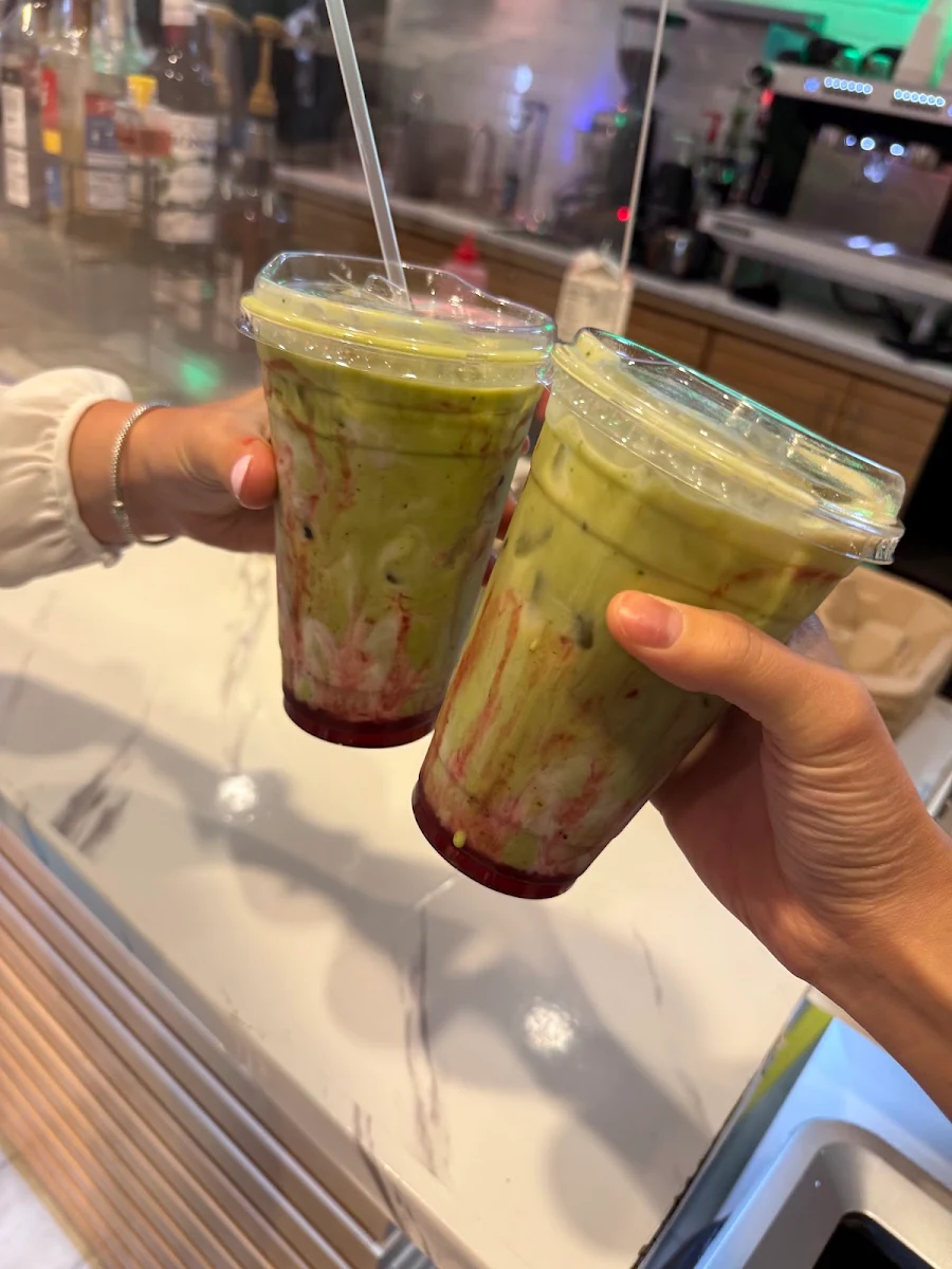 White Chocolate Matcha Latte