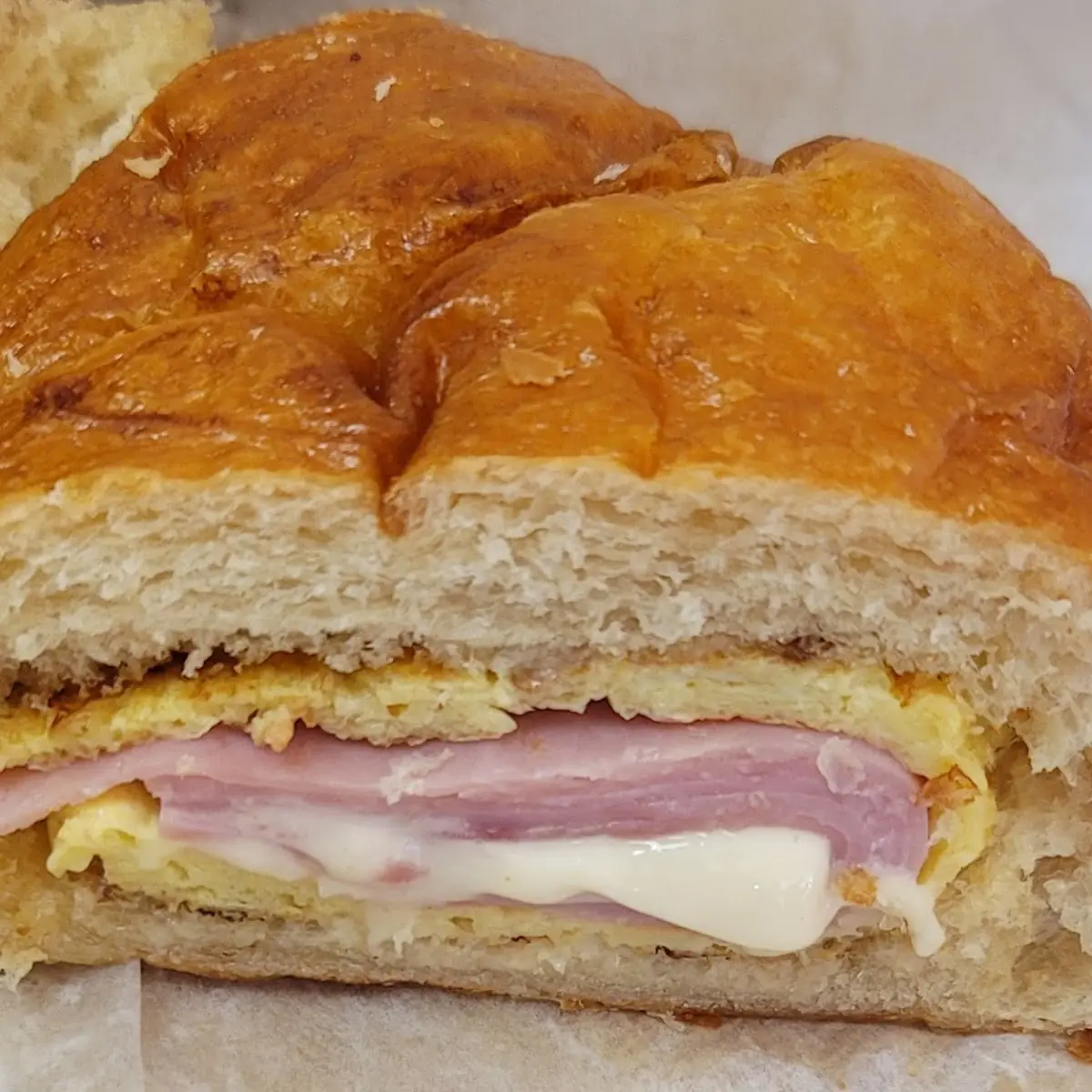 Ham Egg & Cheese Croissant