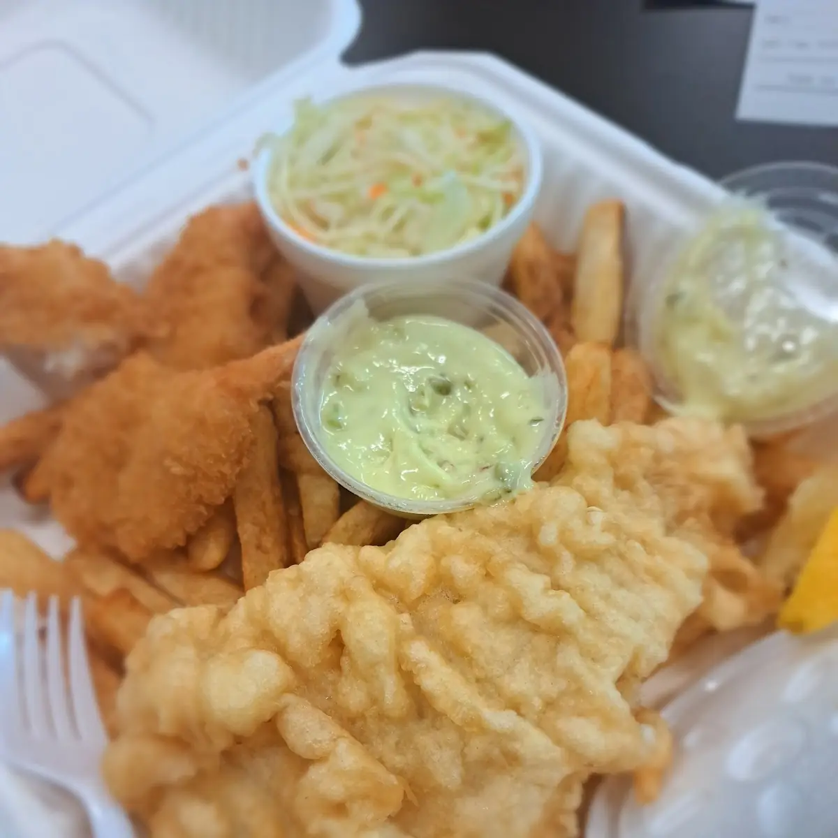 Cod and 3 Jumbo Shrimp