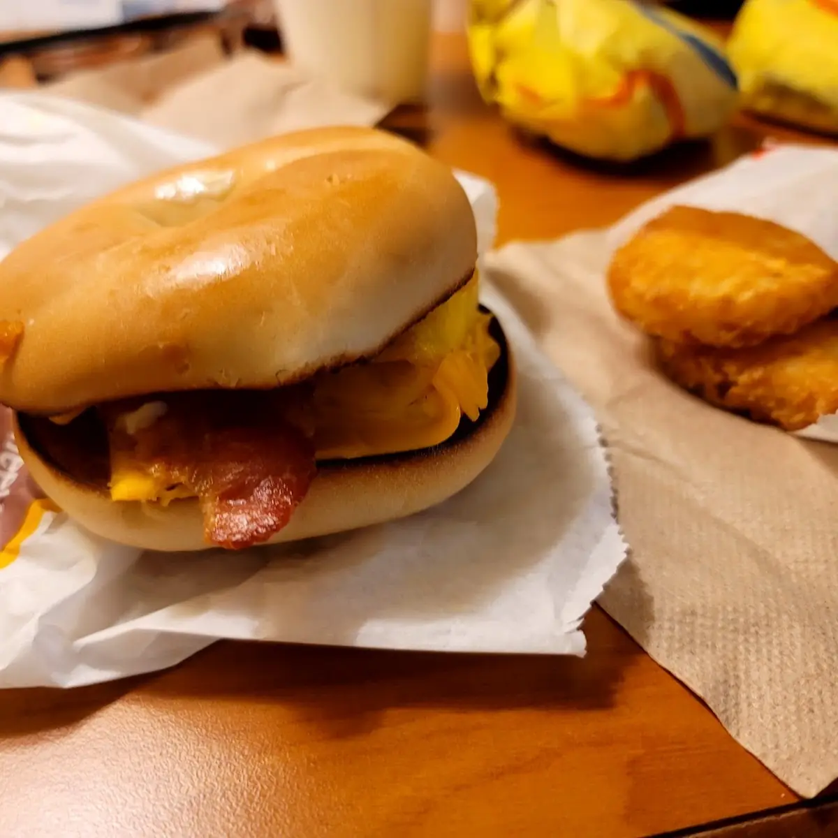 Bacon Egg Cheese Bagel