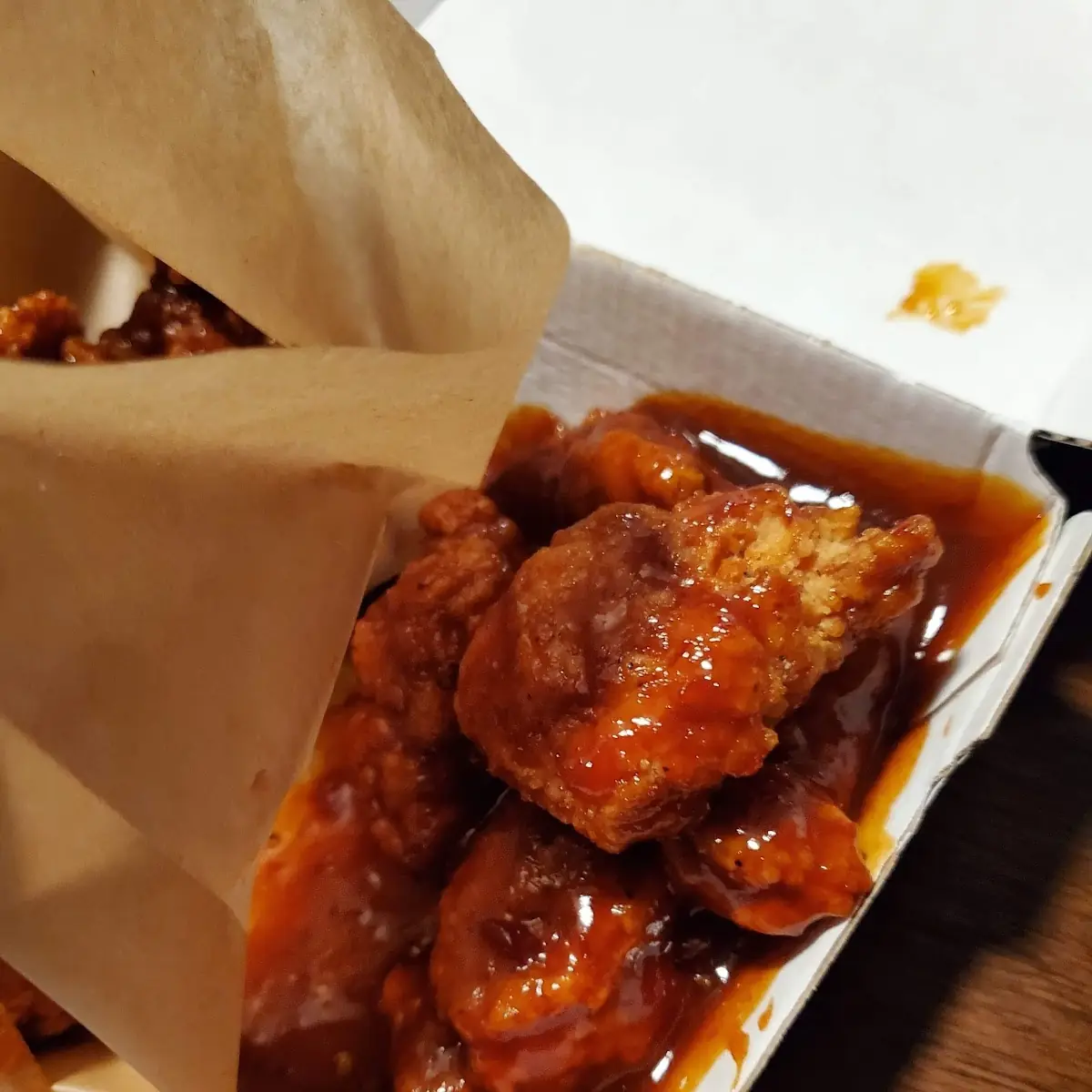 Orange Chicken Boneless Wings - Extra Wet