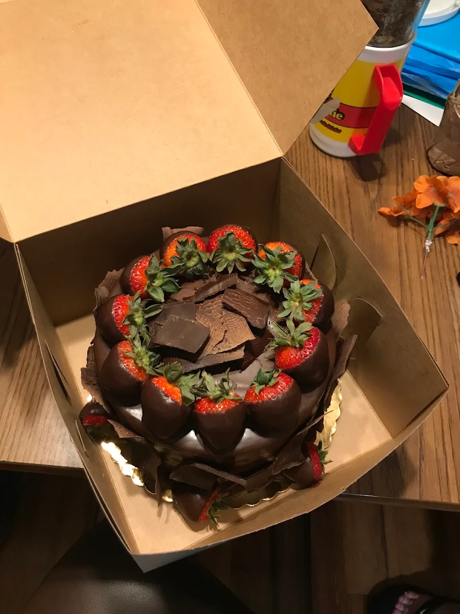 Dark Chocolate Truffle Cake