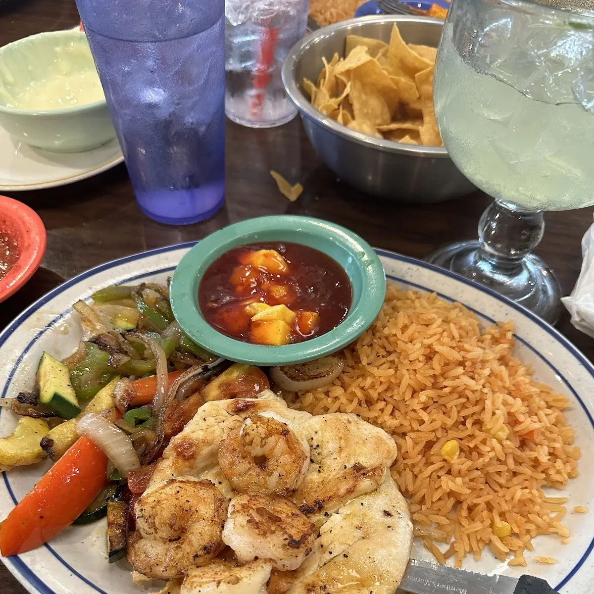 Mango Chicken & Shrimp