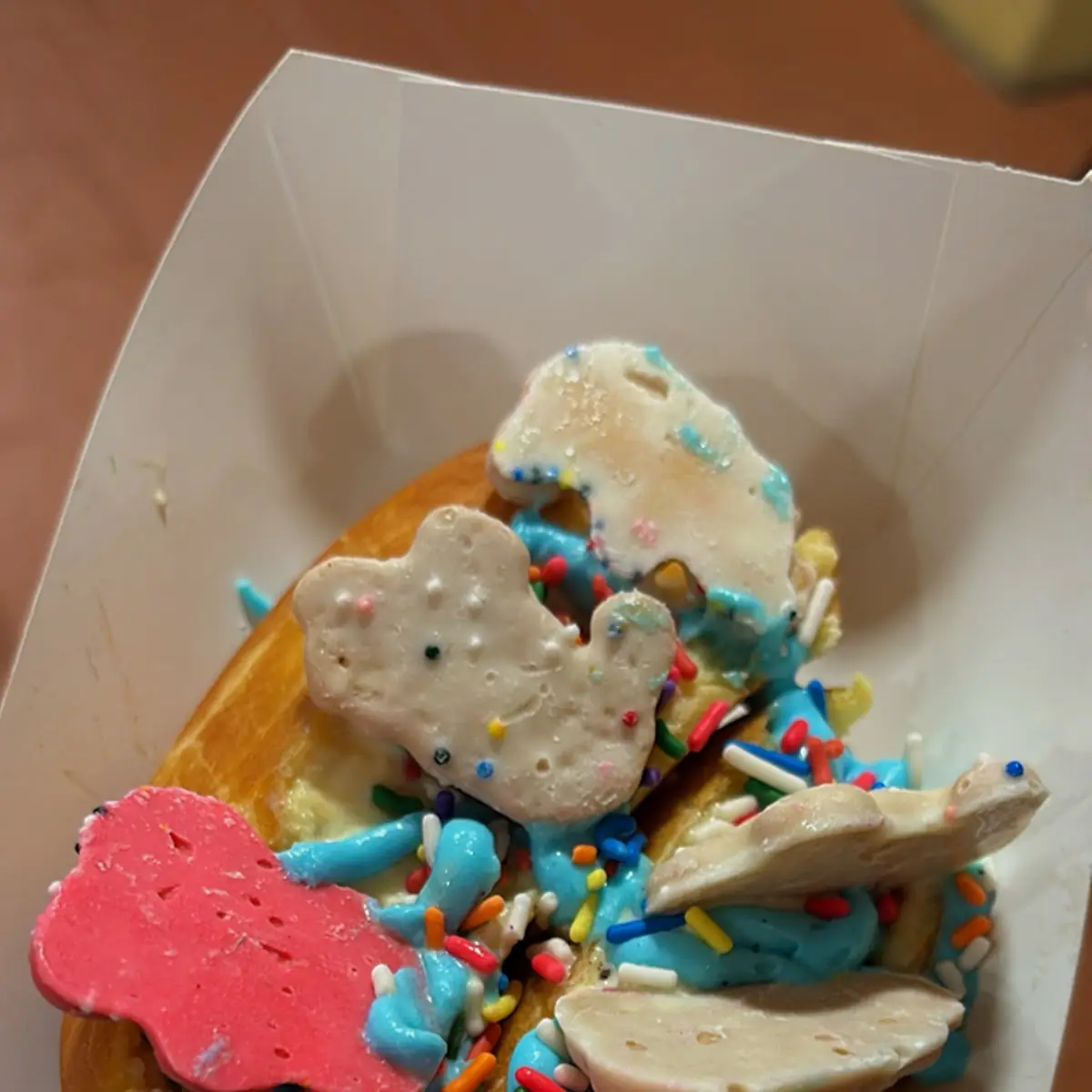 Cookie Dough Smashed Donut