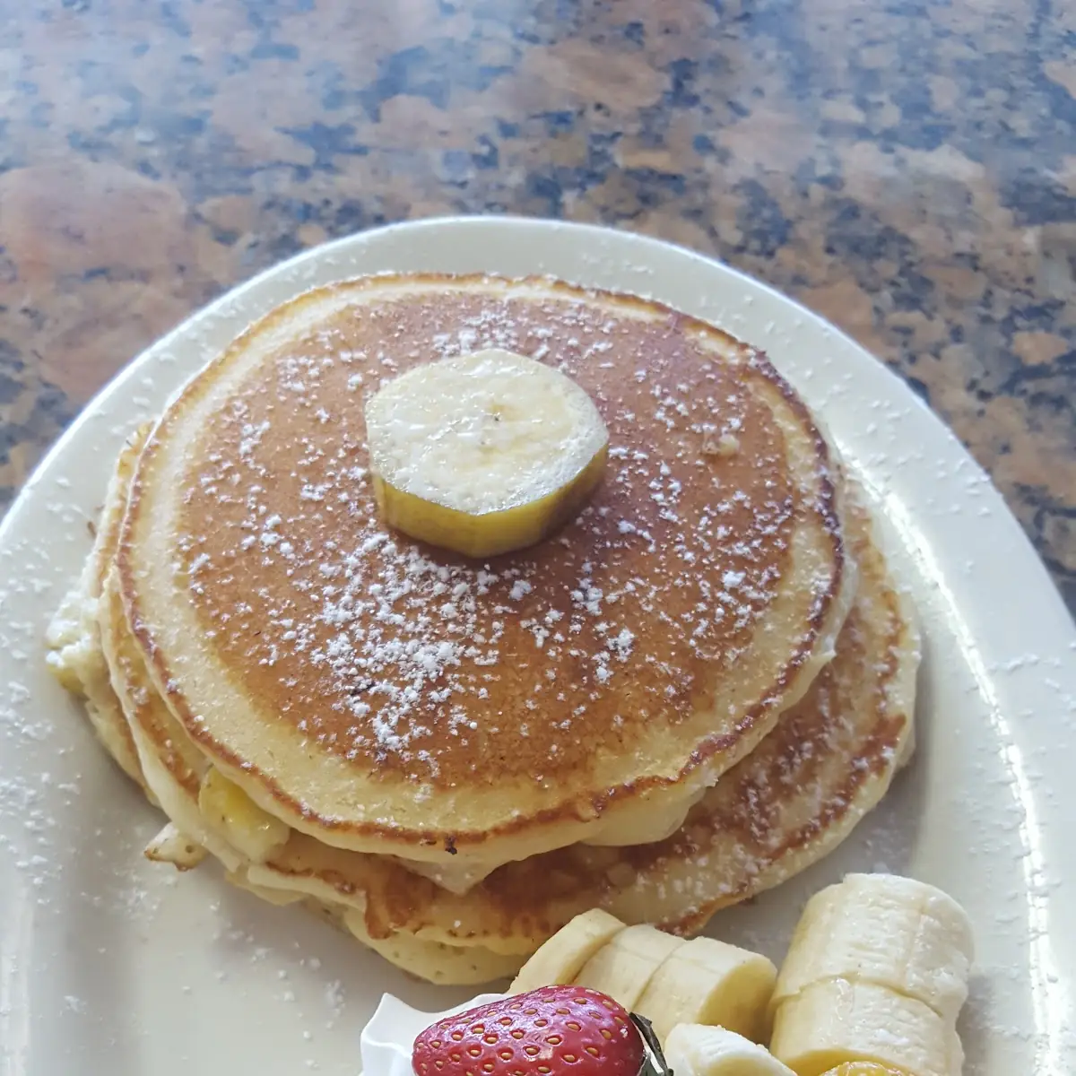 Blueberry Pancakes Served Veronica's Style