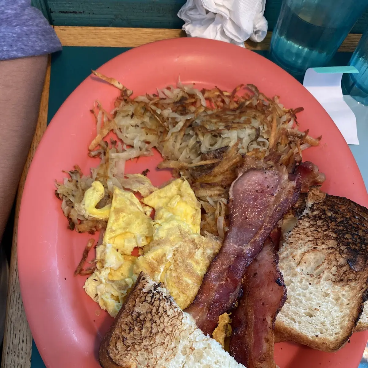 Hasbrowns Eggs Bacon