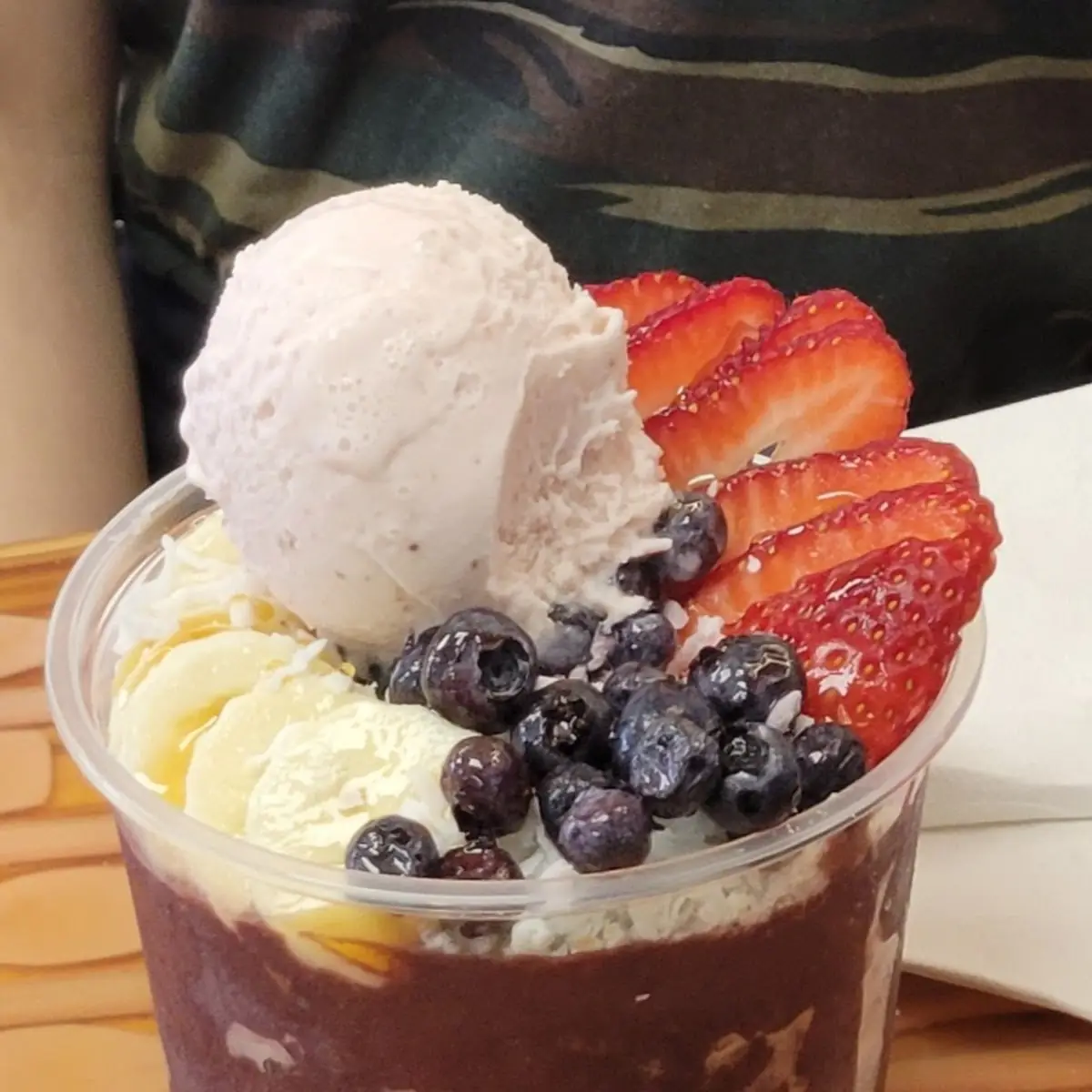 Acai Bowl with Strawberry Gelato