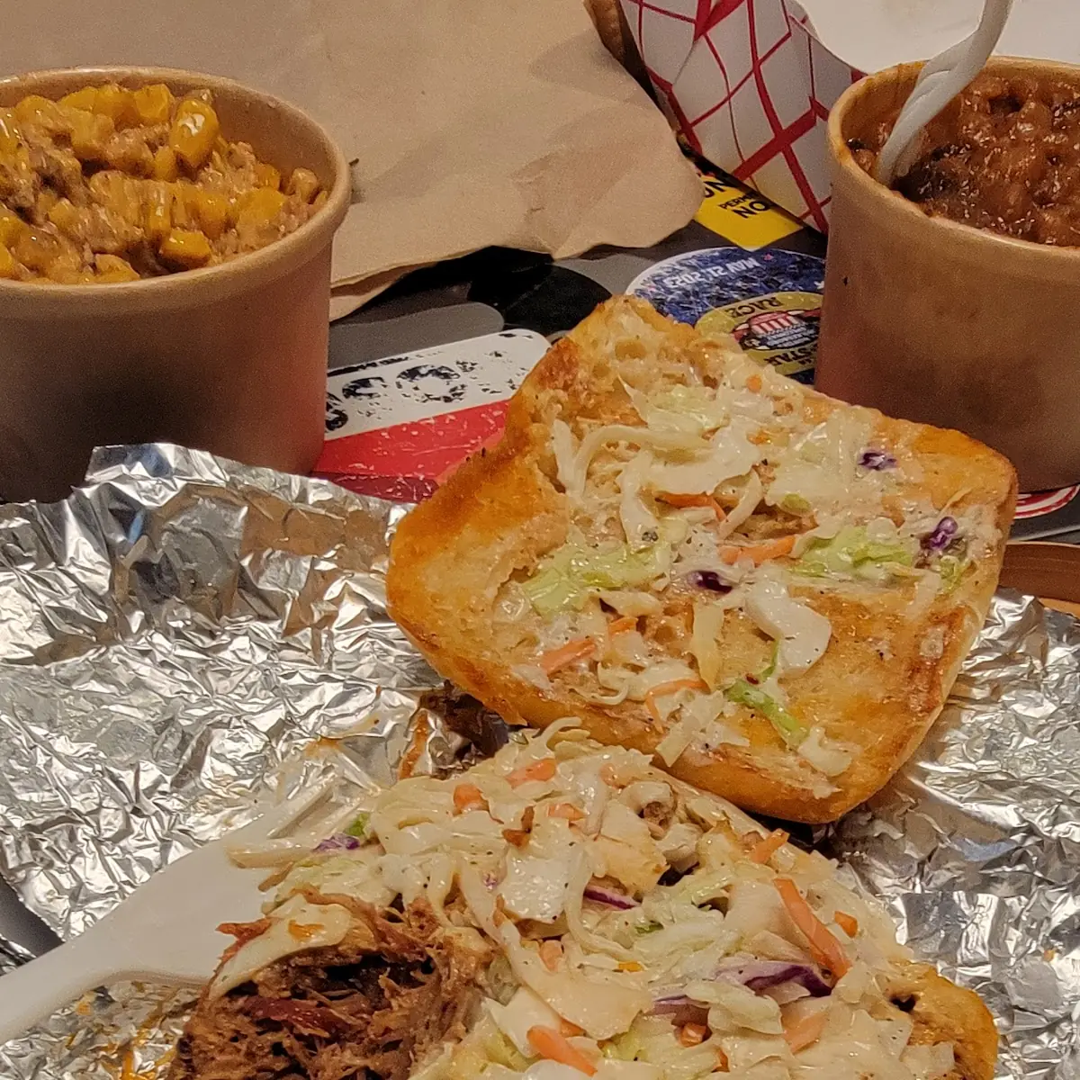 Marinade Pulled Pork Sandwich