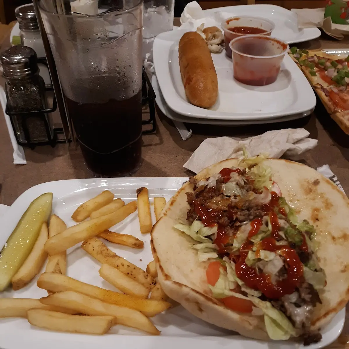 Leo's Steak and Cheese Sub on Pita