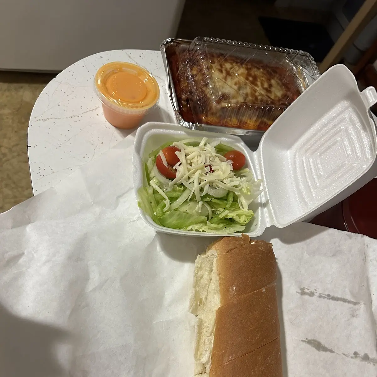 Salad and Bread