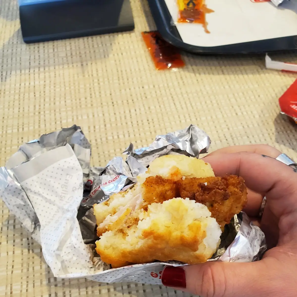 Breakfast Chicken Biscuit