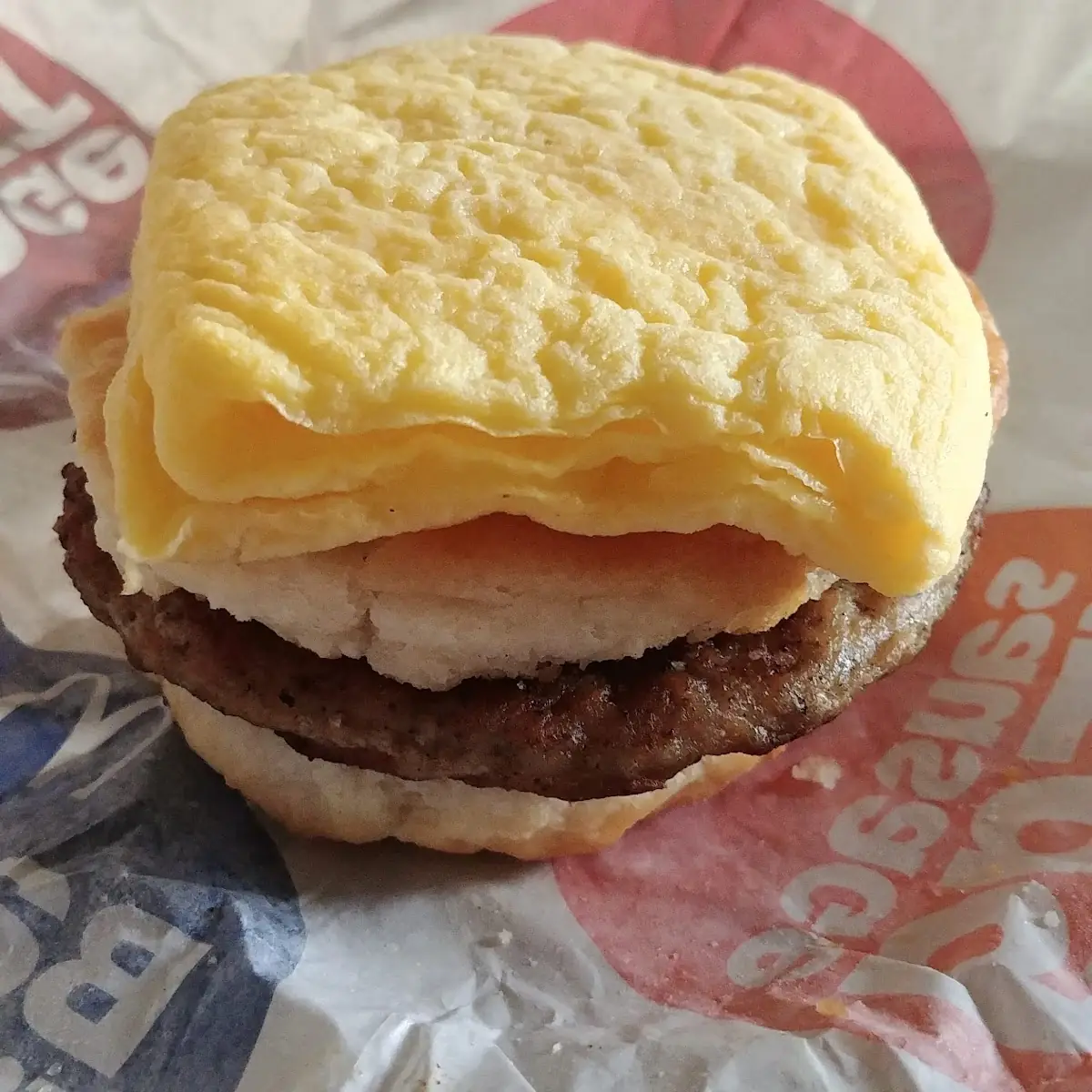Sausage Biscuit with Egg