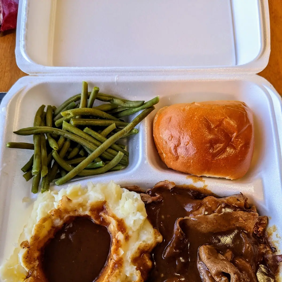 Roast Beef Dinner, Mae's Place
