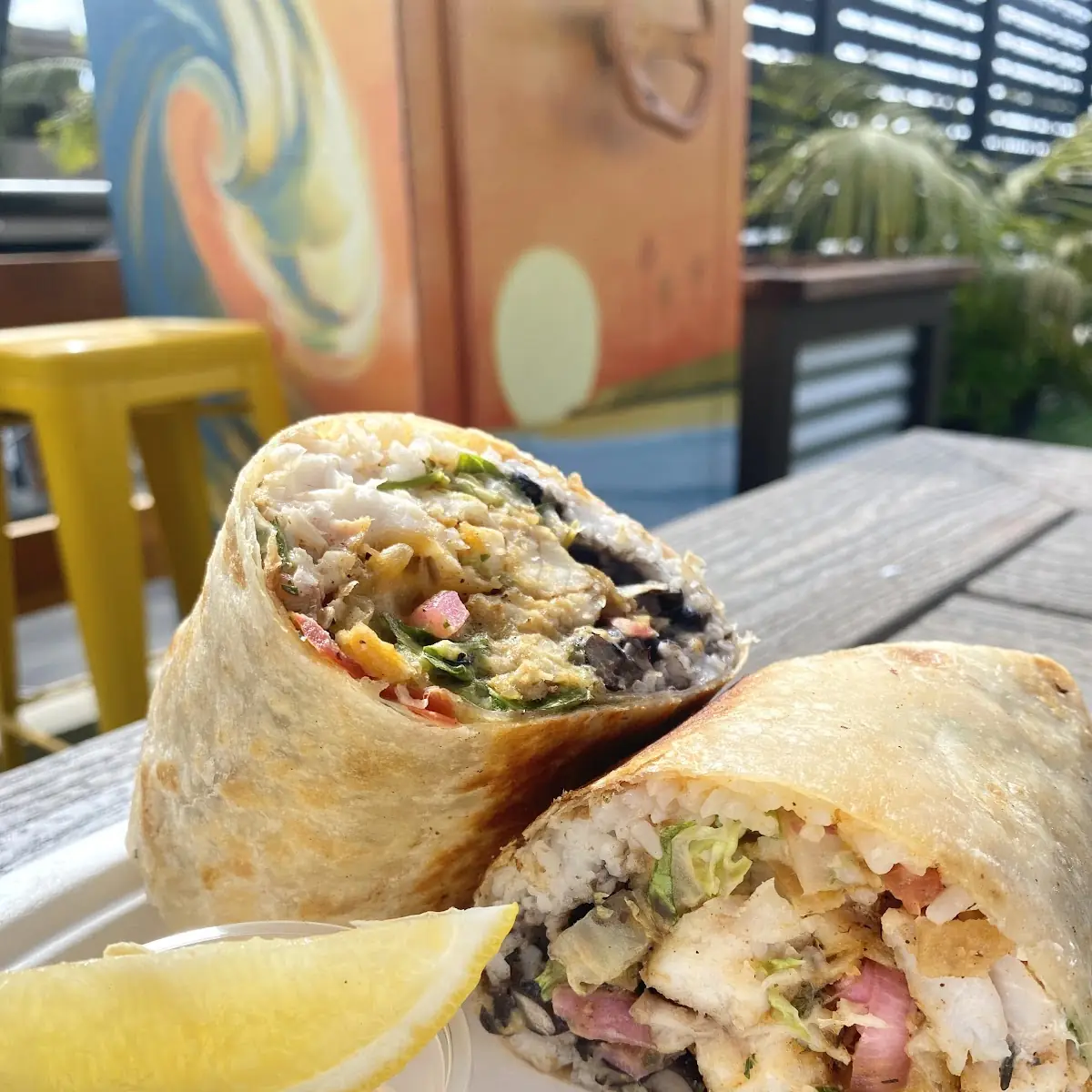 Grilled Fish Burrito
