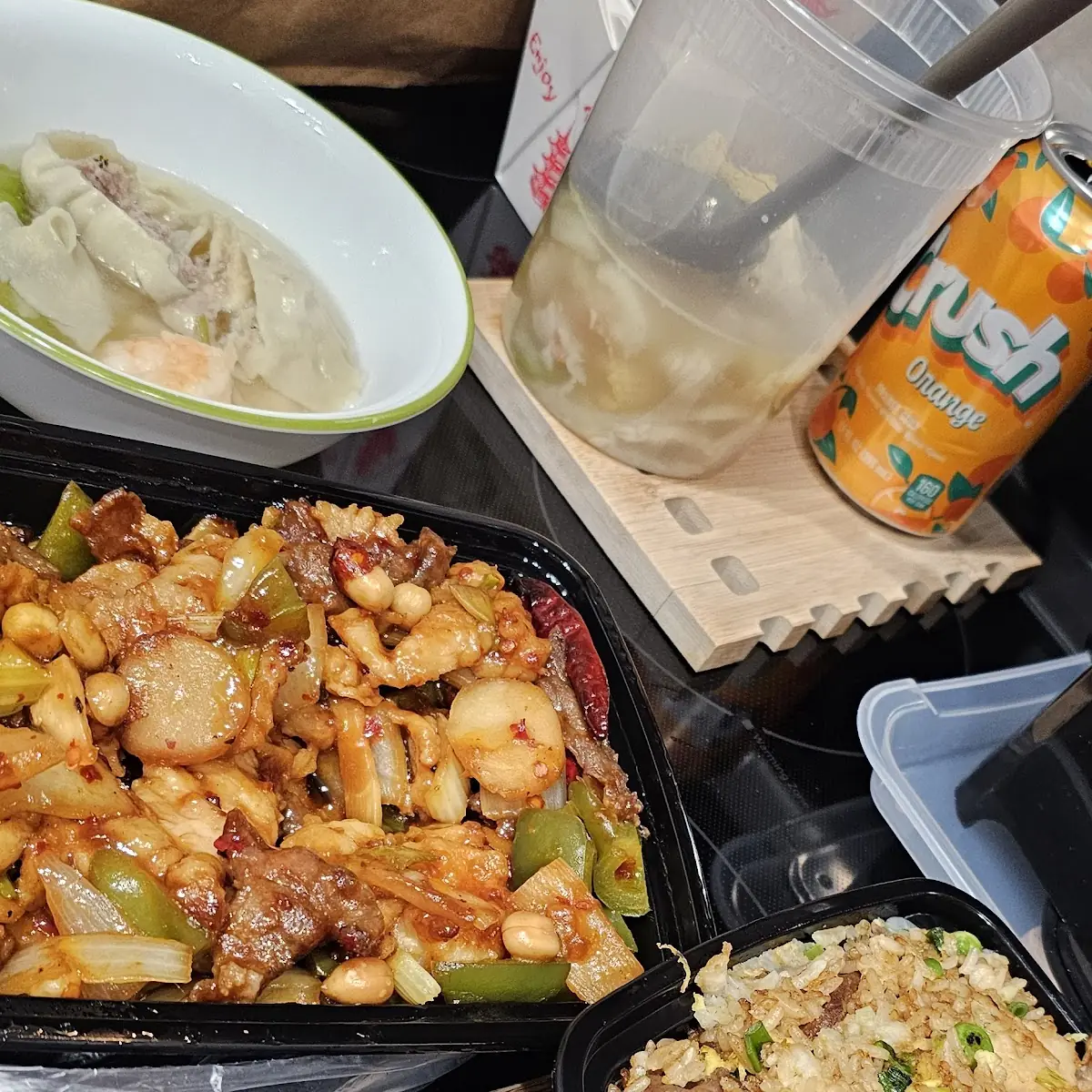 Half Tray Steam Rice