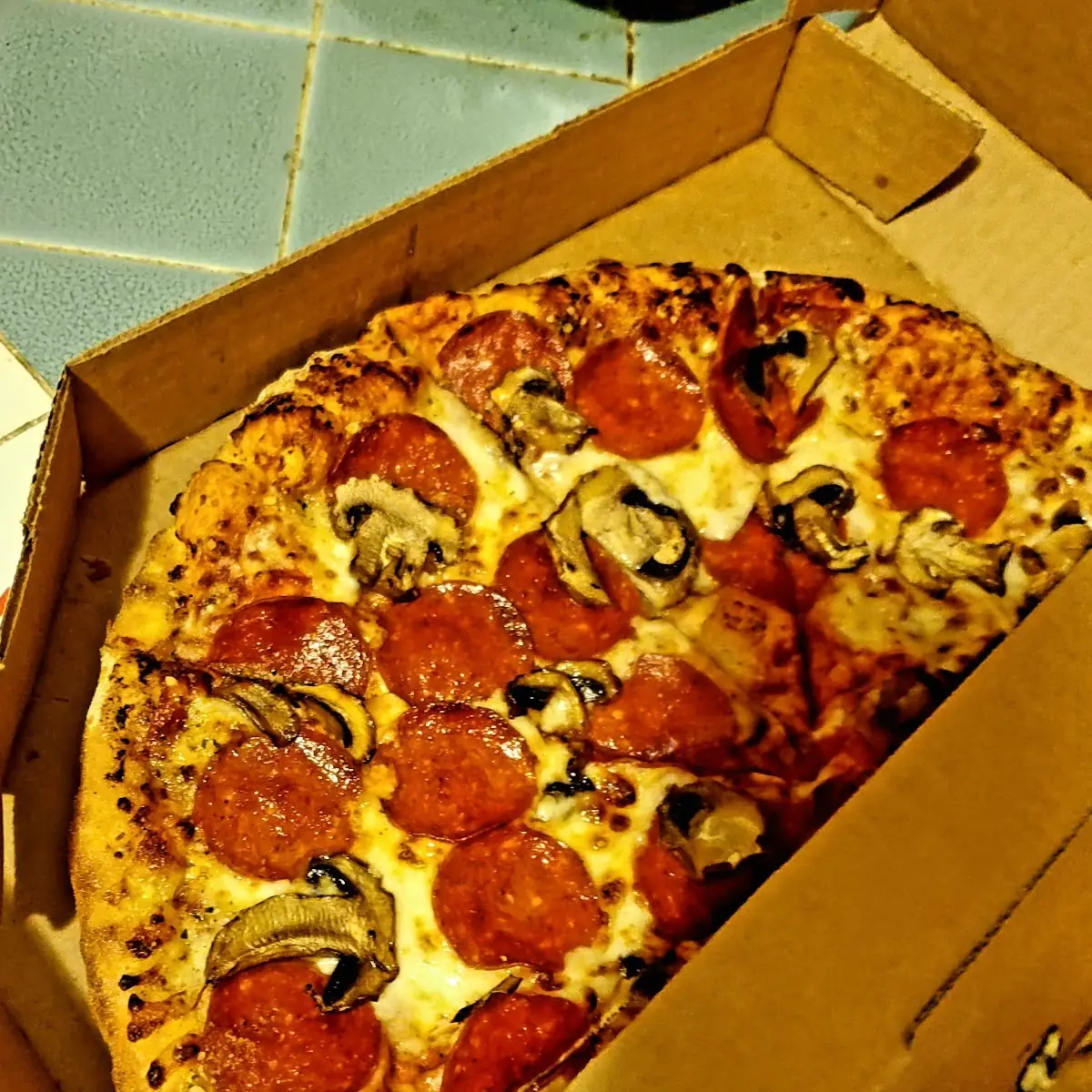 Pepperoni Mushroom Pizza