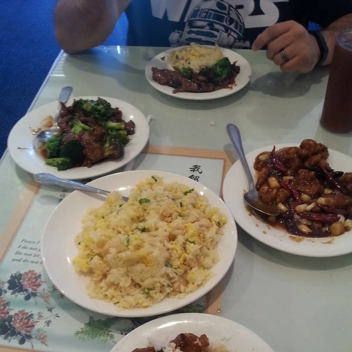Chicken Fried Rice General Chicken and Beef and Broccoli