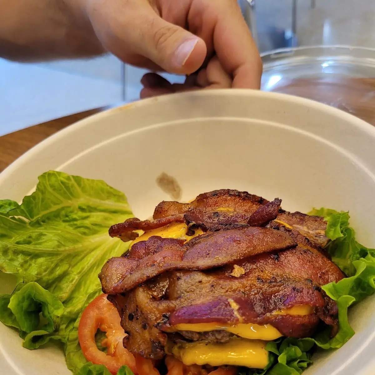 Double Bacon Burger