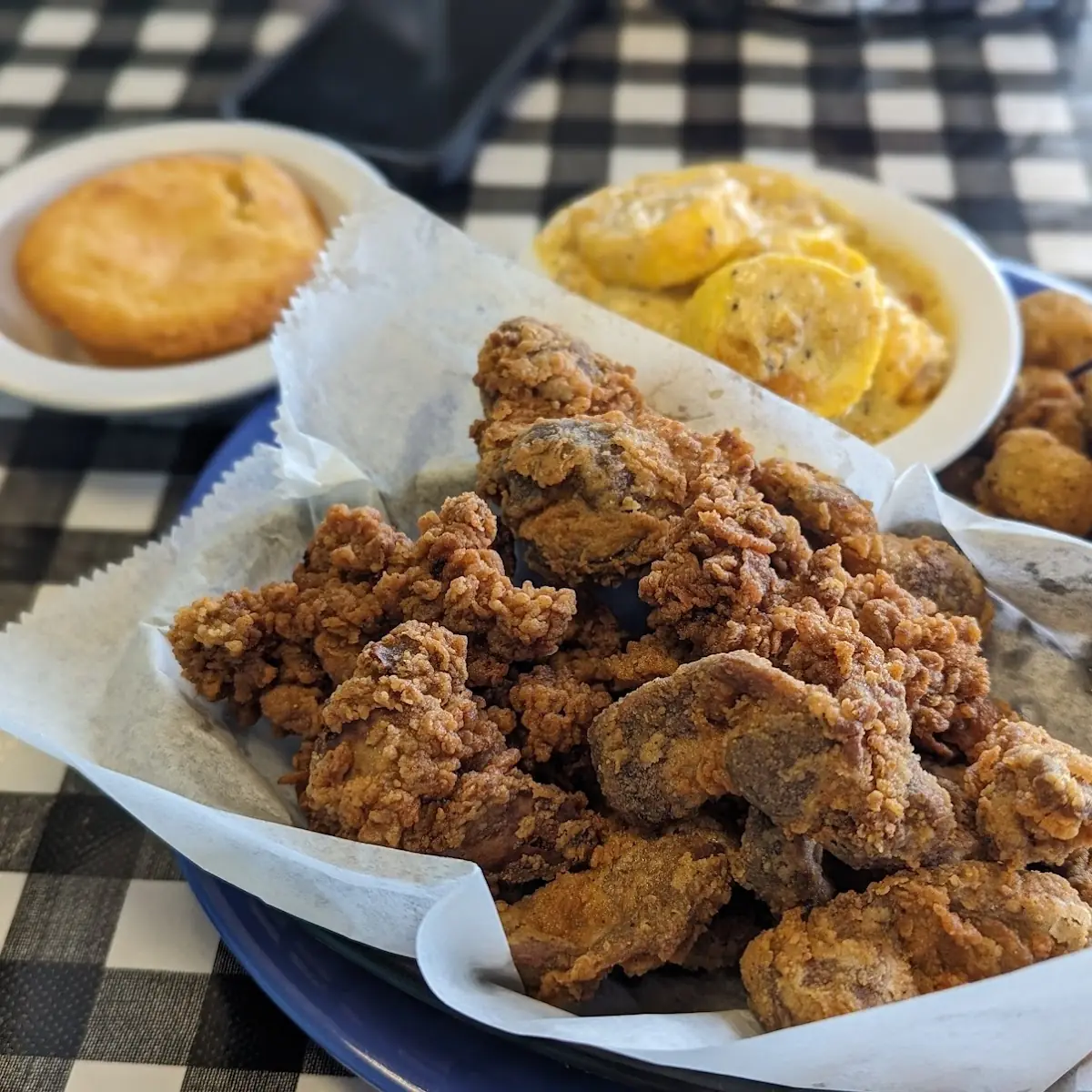 Fried Chicken Liver and Gizzards