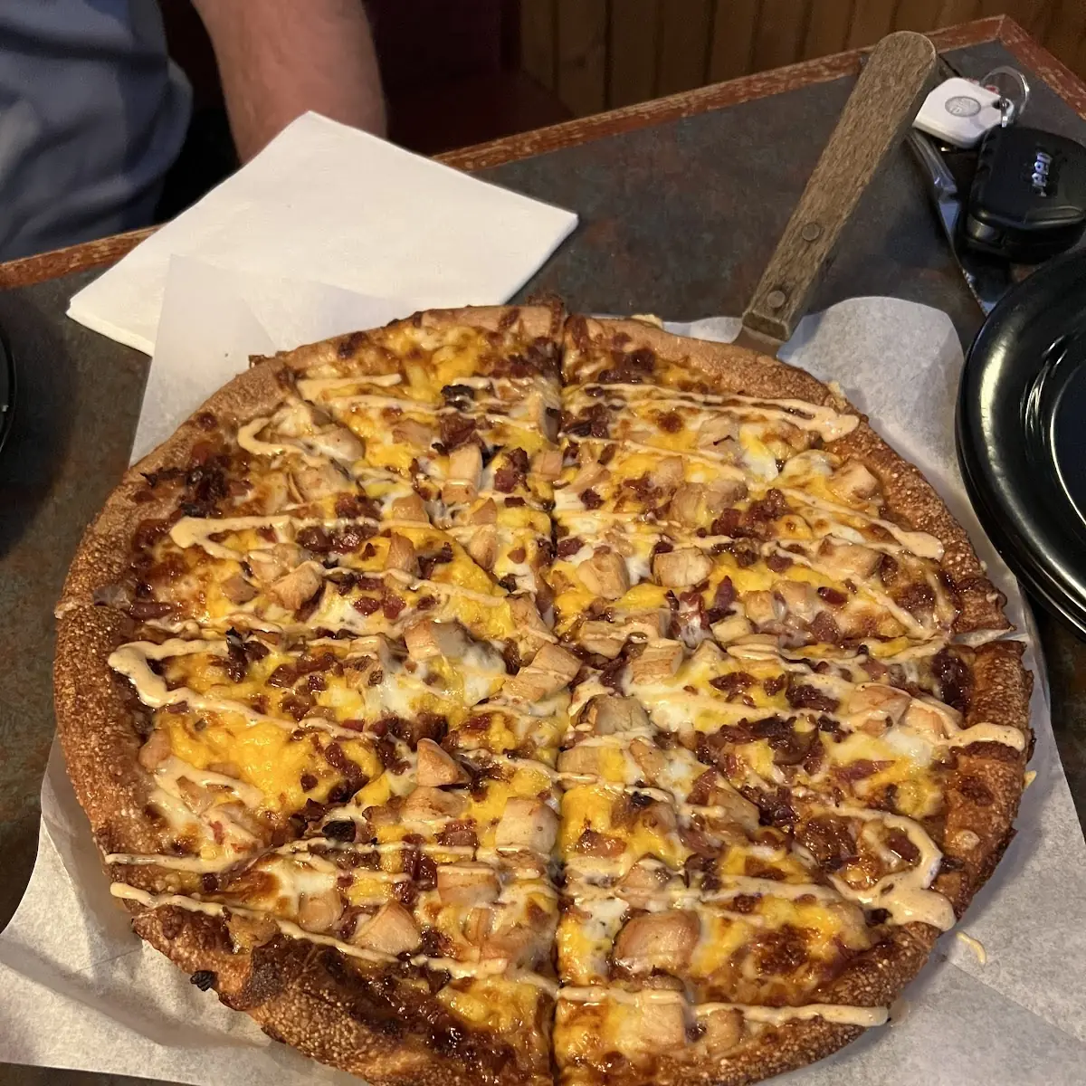 BBQ Chicken Pizza Large