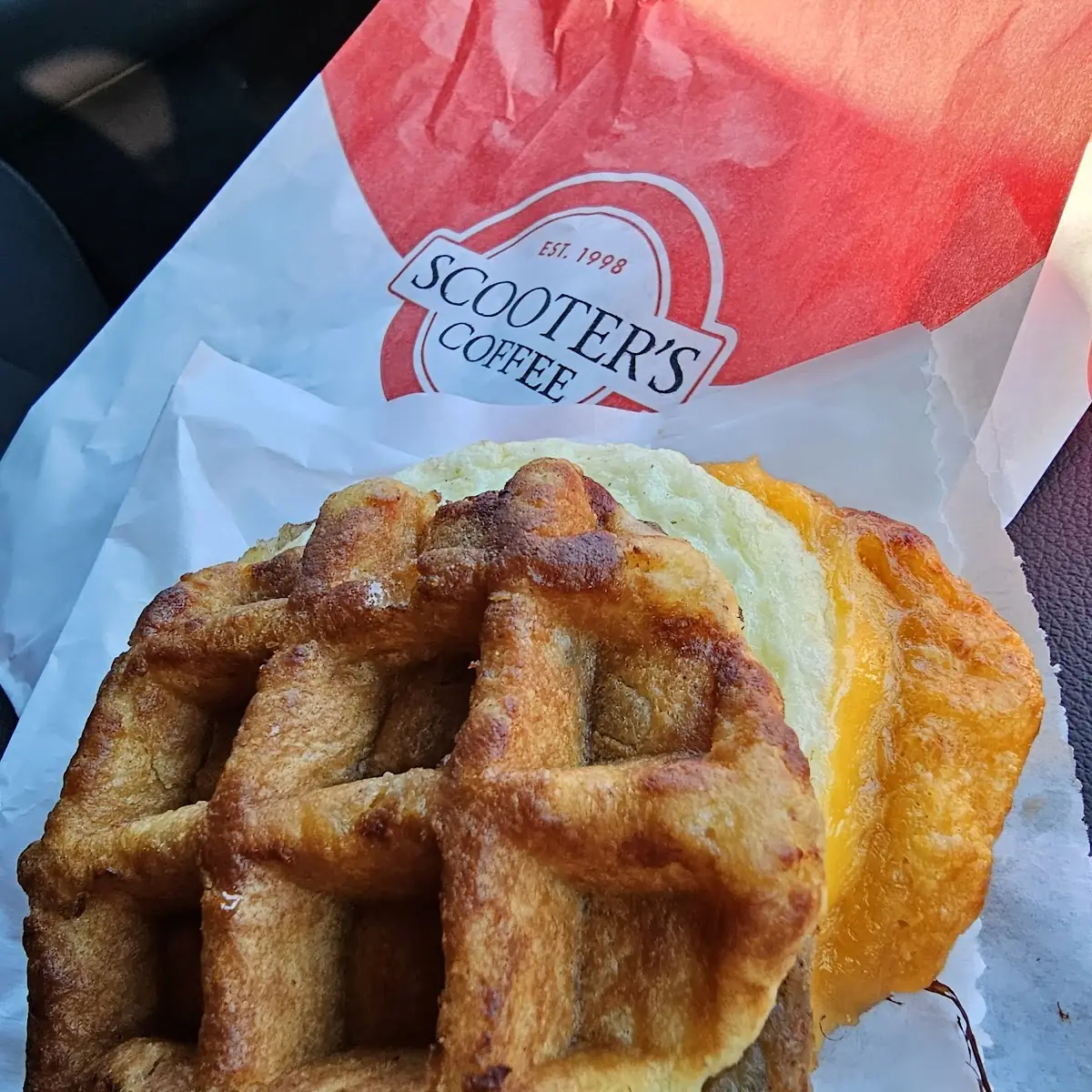 Breakfast Waffle Sandwich