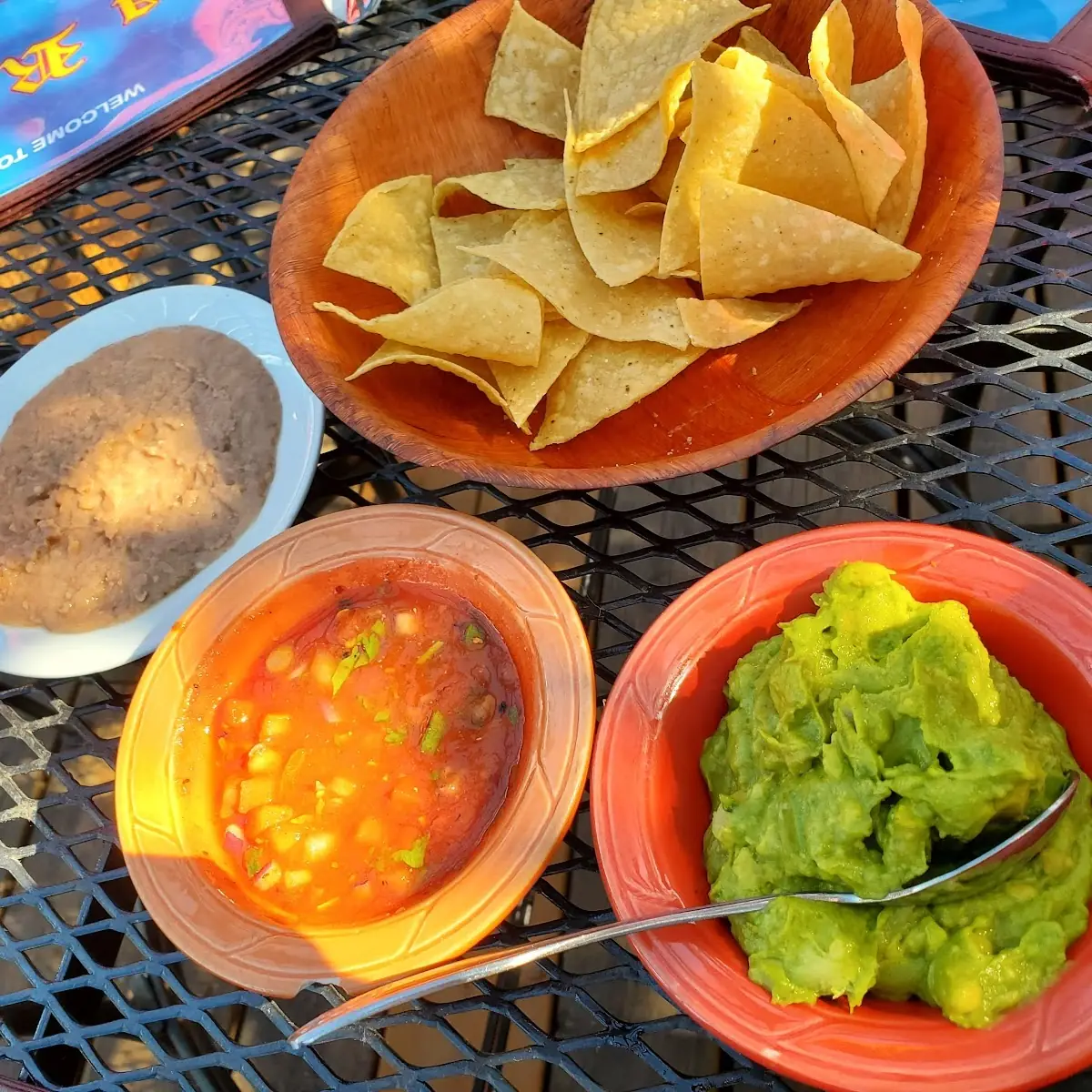 Guacamole and Chips Salsa