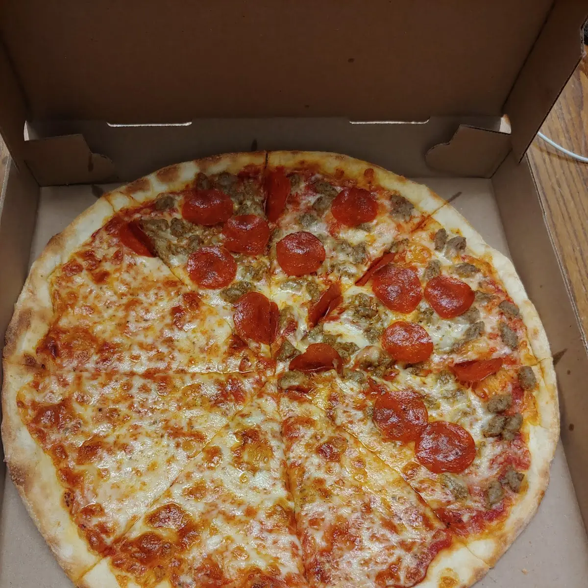 Pepperoni and Italian Sausage
