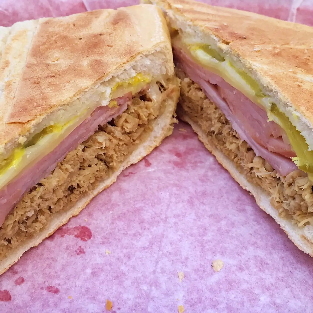 Pressed Cuban Sandwich with Pork