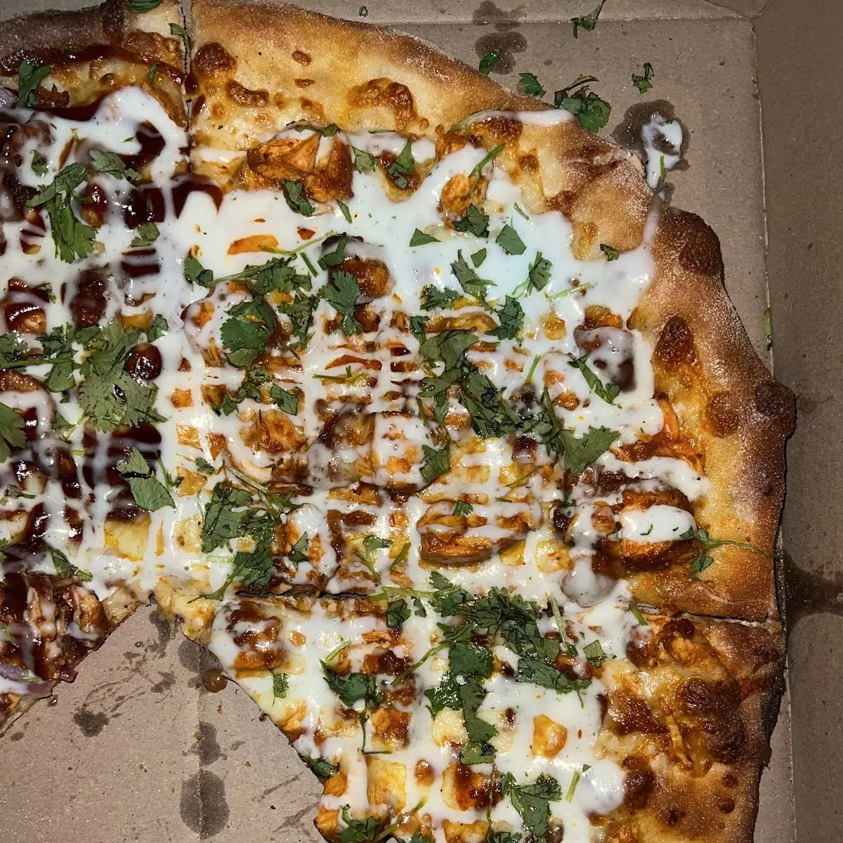 Buffalo Chicken Rancher Pizza