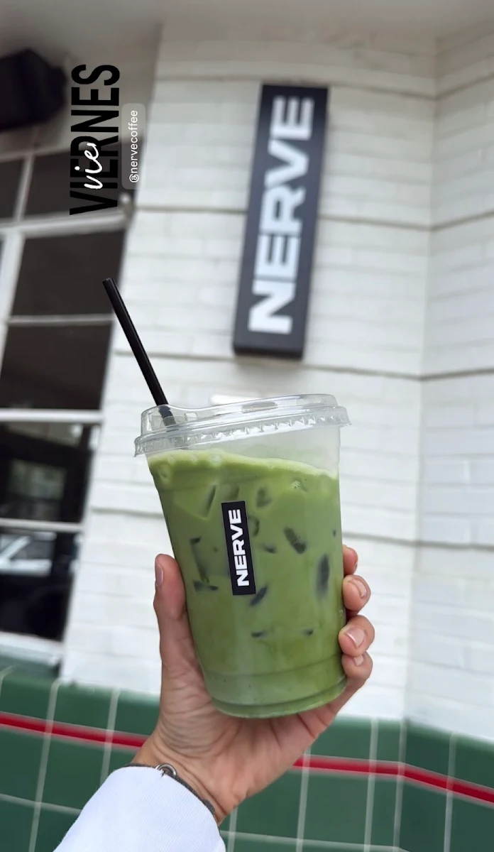 Iced Strawberry Matcha Latte