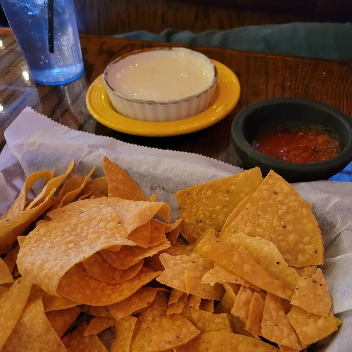 Chips and Dipping Sauce