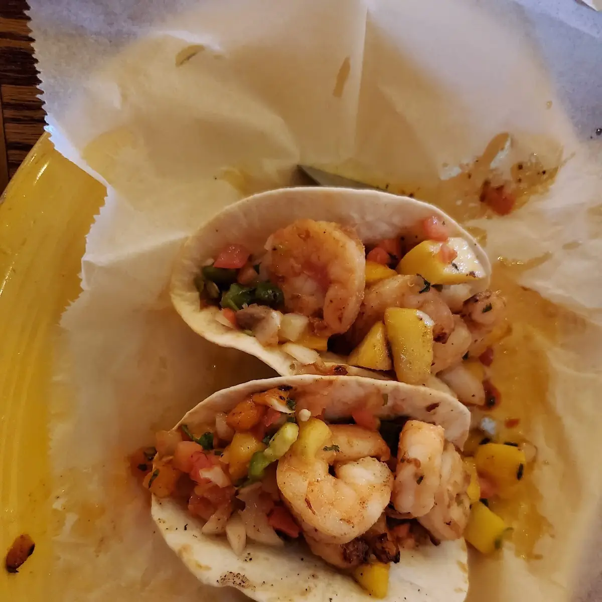 Mango Shrimp Tacos