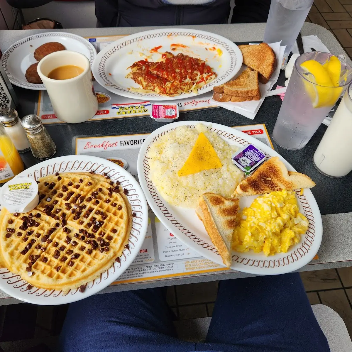 Waffle with Butter Syrup