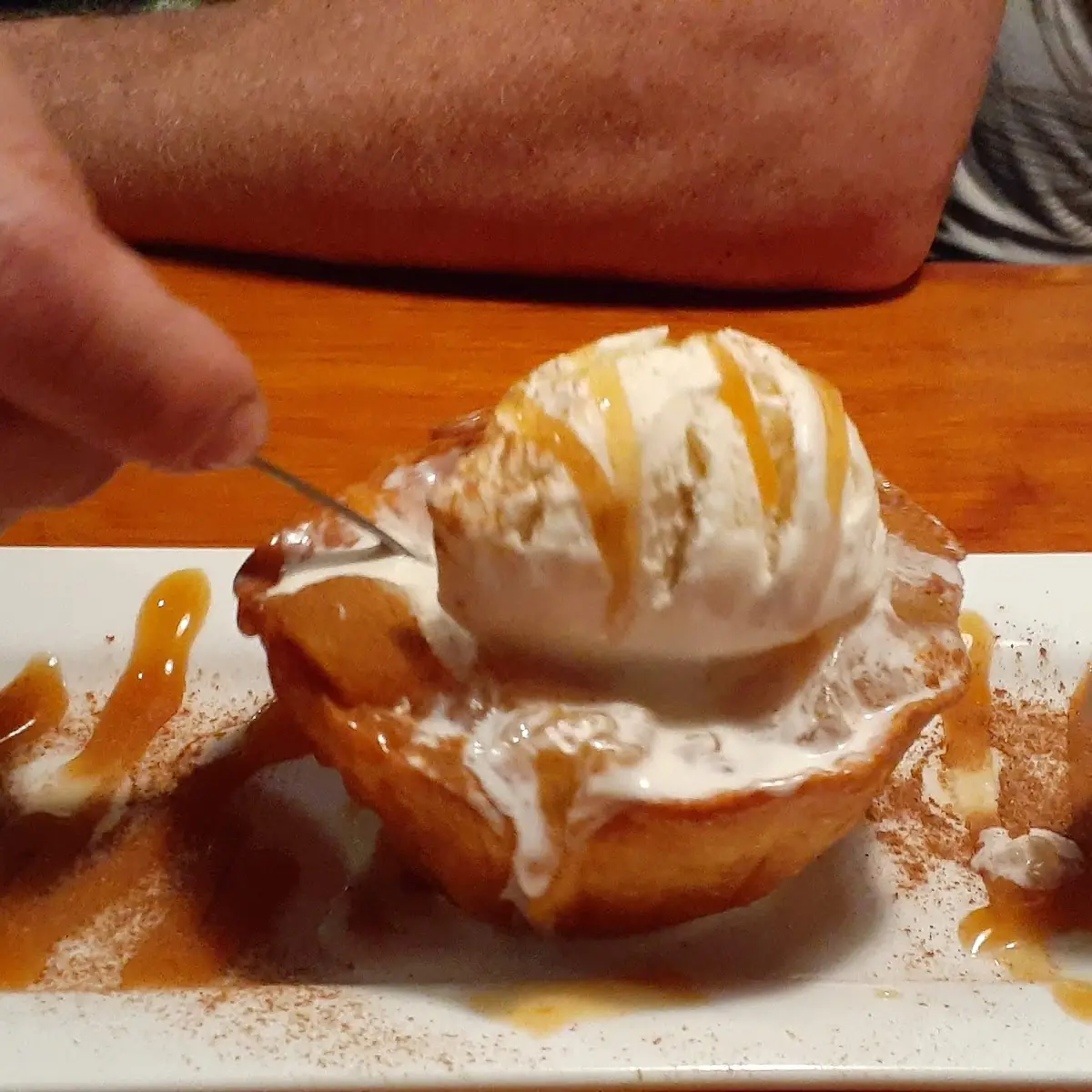 Crooked Apple Pie a La Mode