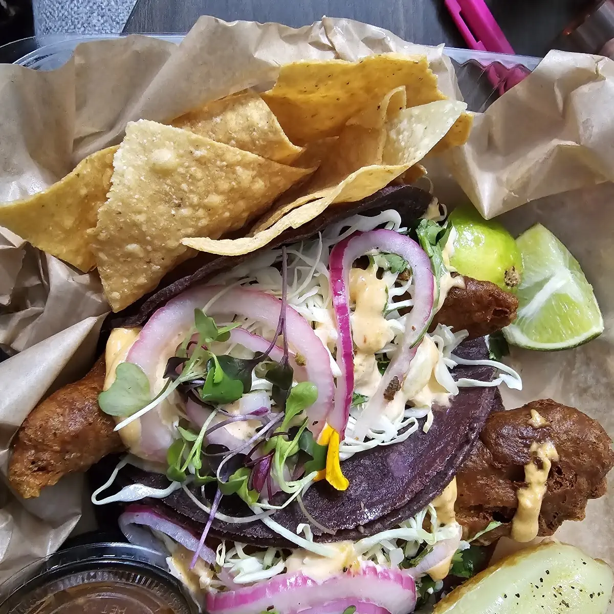 Battered Fish Tacos