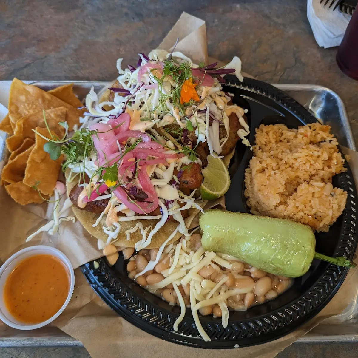 Beer Battered Fish Taco