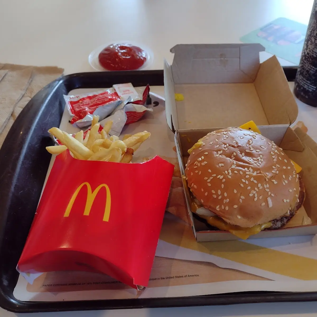 Quarter Pounder with Cheese Medium Fries
