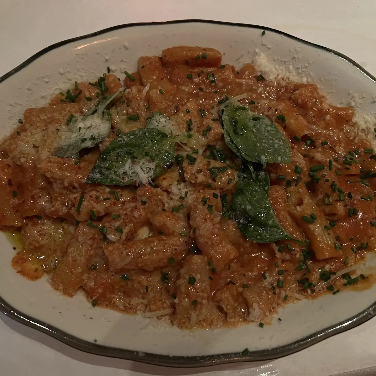 Spicy Rigatoni Vodka