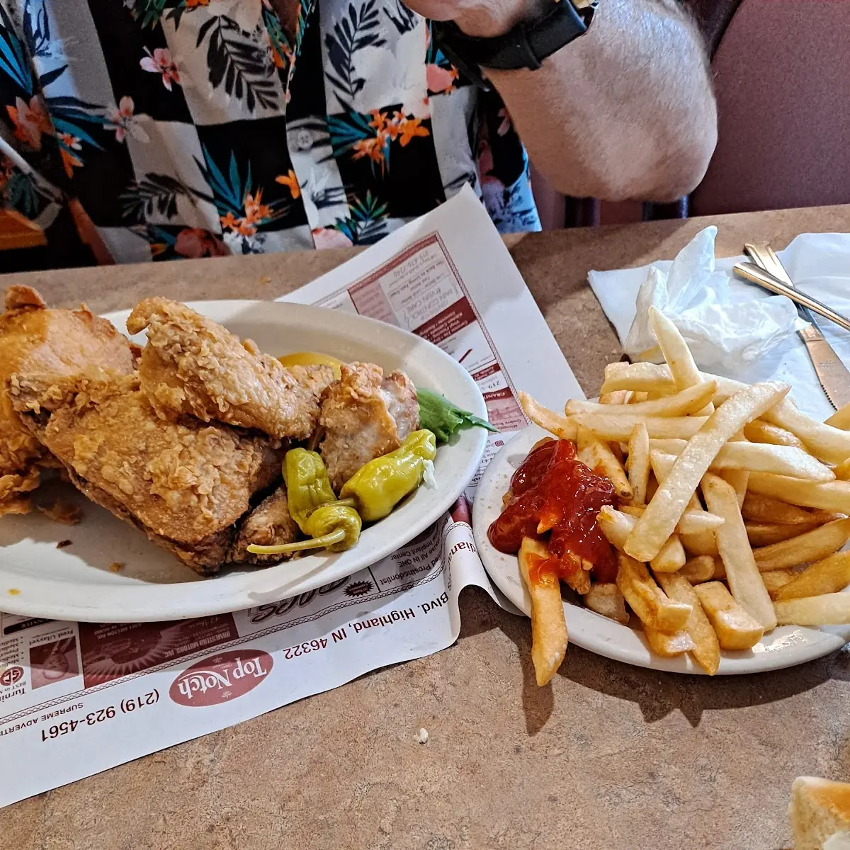 Fried Chicken Dinner