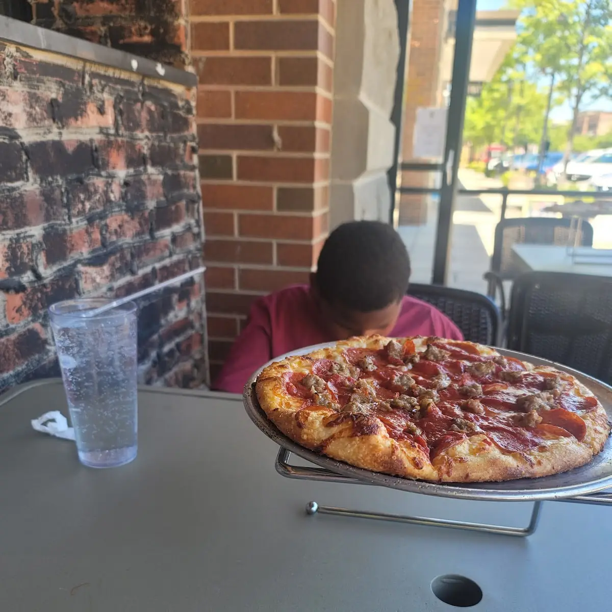 Pepperoni and Sausage Pizza
