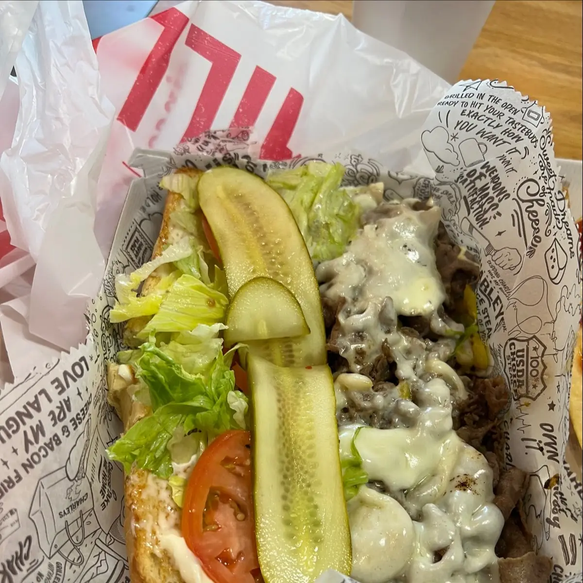 Philly Cheese Steak Sandwich
